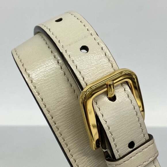 Gucci GG Supreme Sherry Line Horsebit Shoulder Bag 658574 Brown and White Wom... - Picture 9 of 11